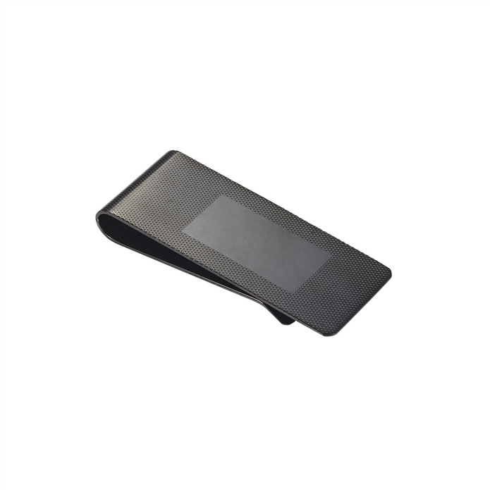Stainless Steel Black Money Clip 2