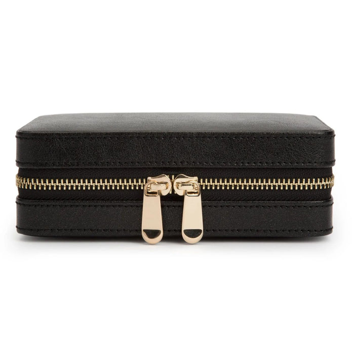 Wolf Palermo Zip Black Leather Case