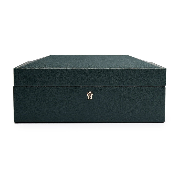 Wolf British Racing Green 8 Piece Watch Box