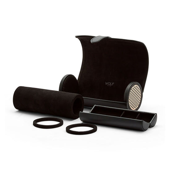 Wolf Axis Triple Watch Roll Black/copper