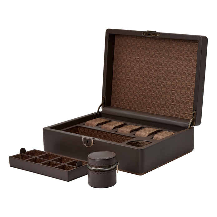 Wolf 190 Years Earth 5 Piece Watch Box With Storage