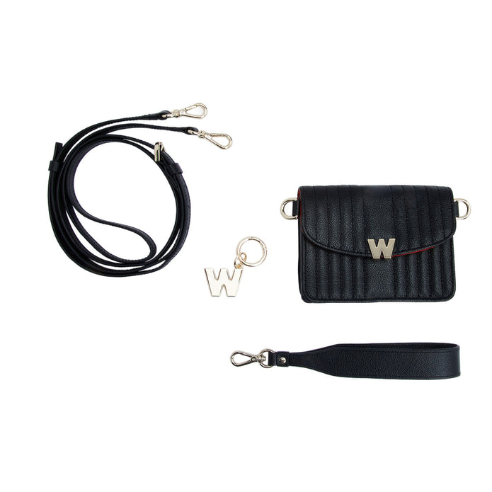Wolf Mimi Mini Bag With Wristlet Black