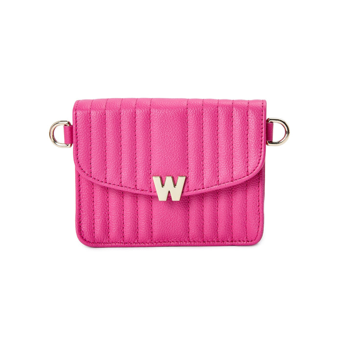 Wolf Mimi Mini Bag With Wristlet Pink Leather