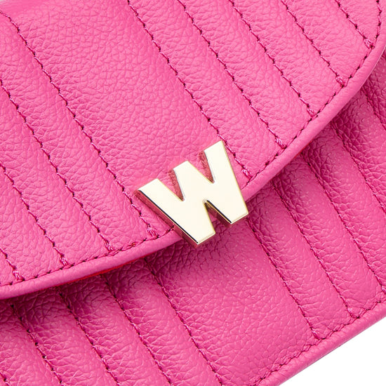 Wolf Mimi Mini Bag With Wristlet Pink Leather