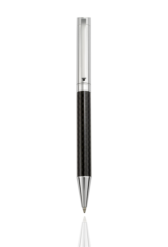 Carbon Fibre Chrome Ballpoint Ben