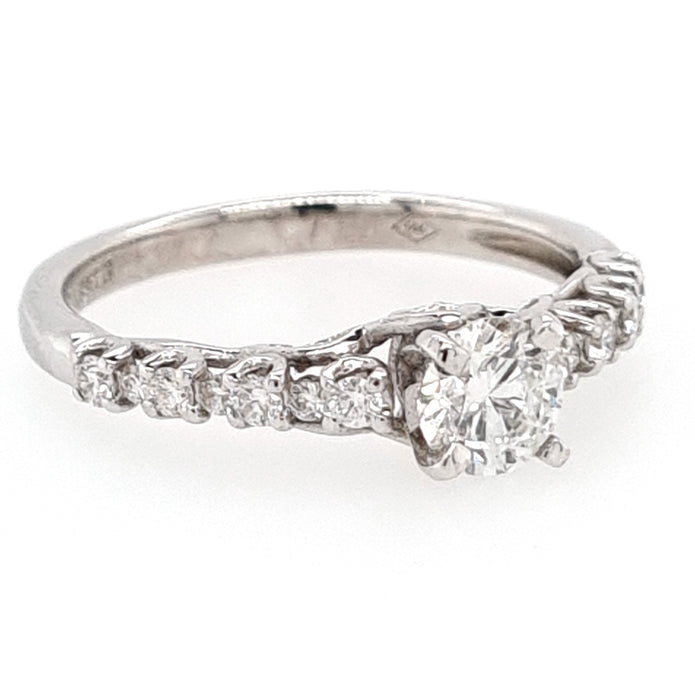 18ct White Gold Brilliant cut Diamond Ring