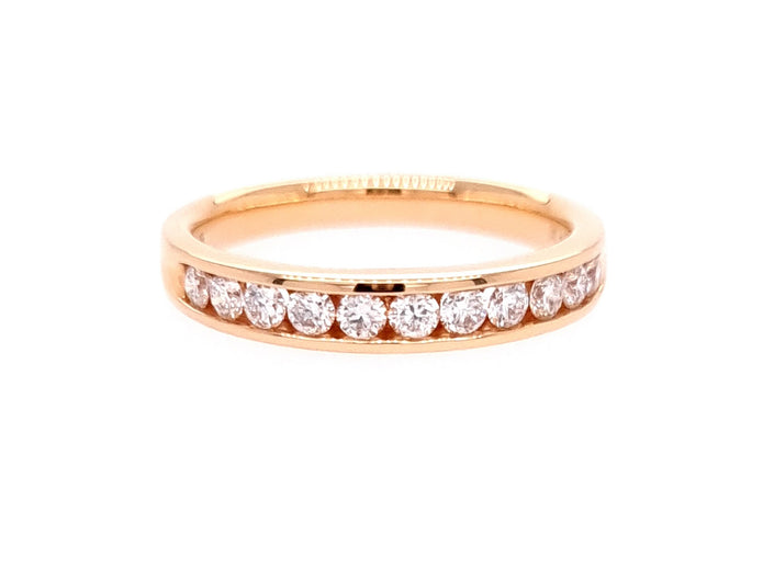 18ct Rose Gold Diamond Ring