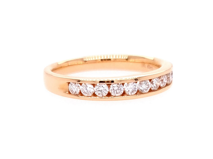 18ct Rose Gold Diamond Ring