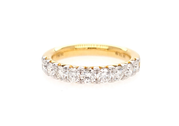 18ct Yellow and White Gold Diamond Ring