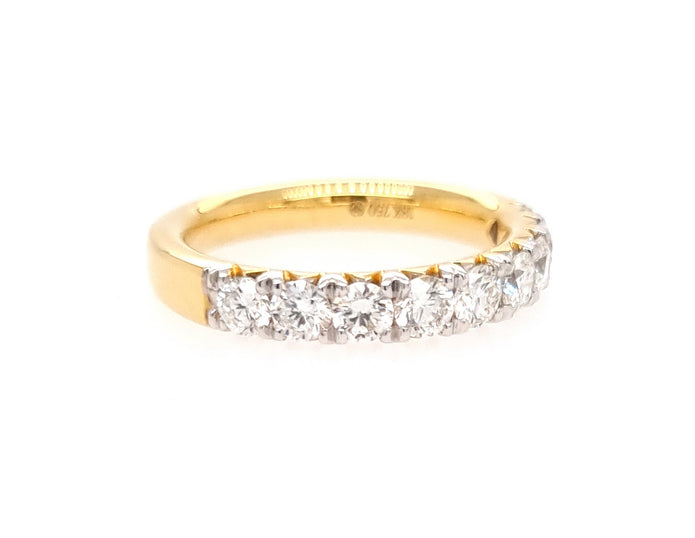 18ct Yellow and White Gold Diamond Ring