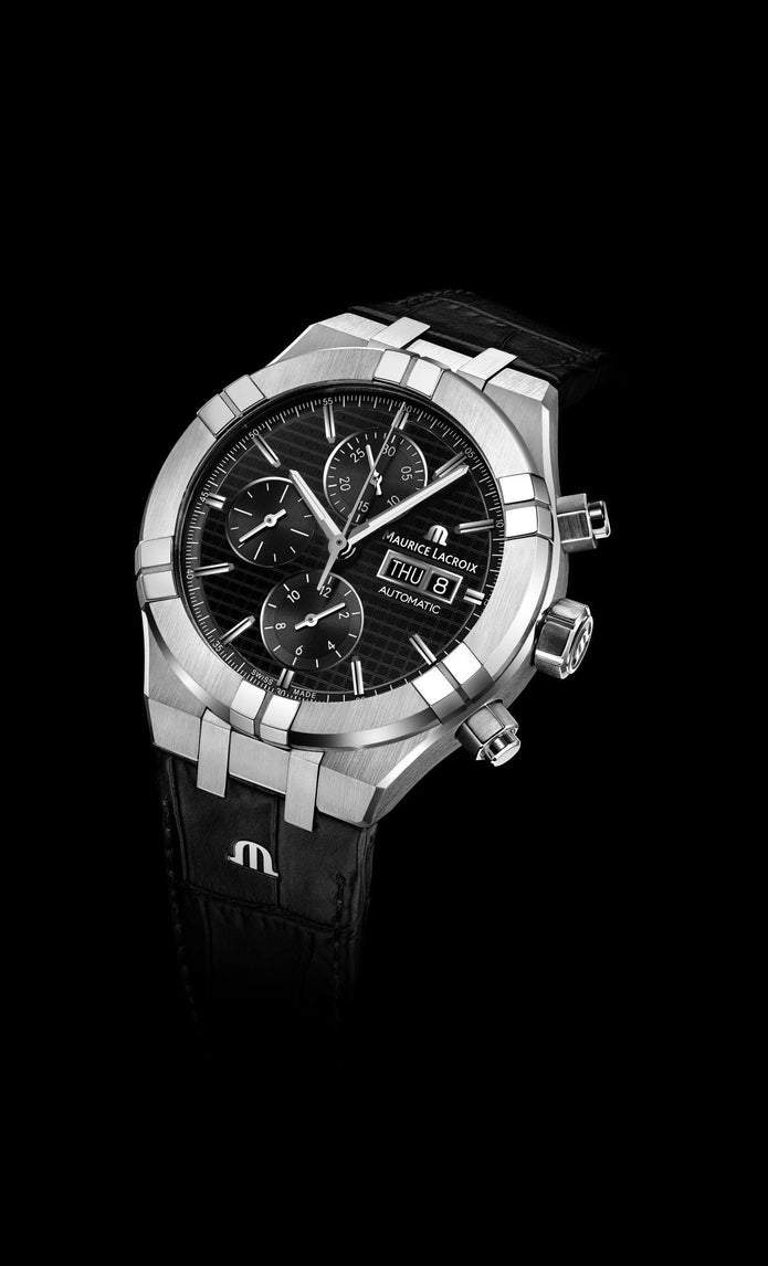 AIKON 44mm Automatic Chronograph Watch