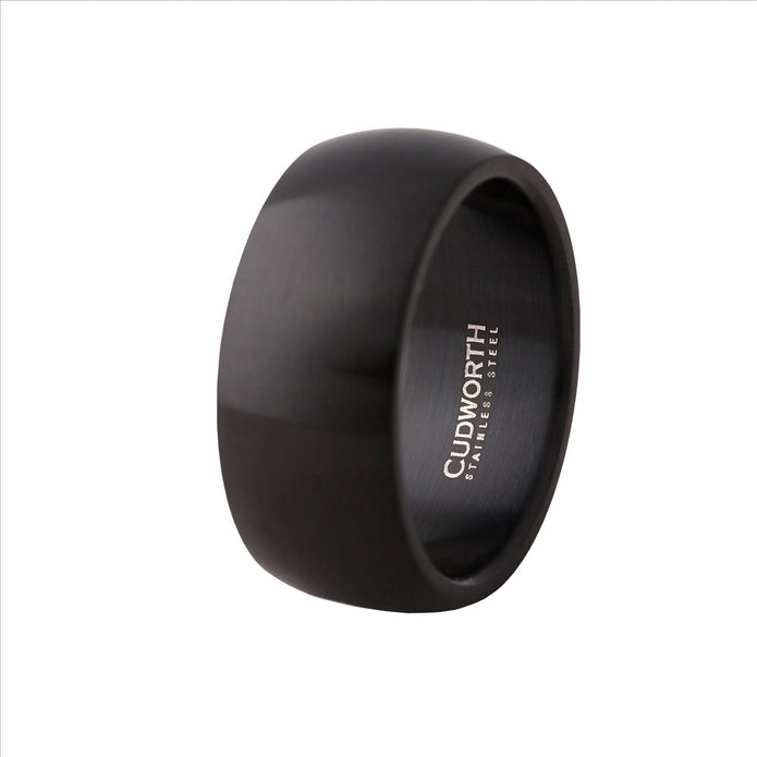 Stainless Steel Black Ring