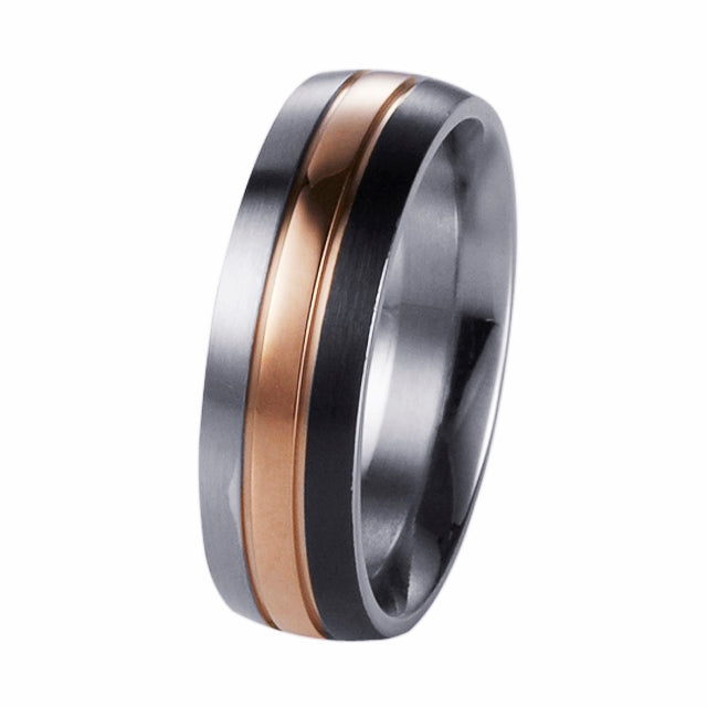 Brushed Stainless Steel Ring