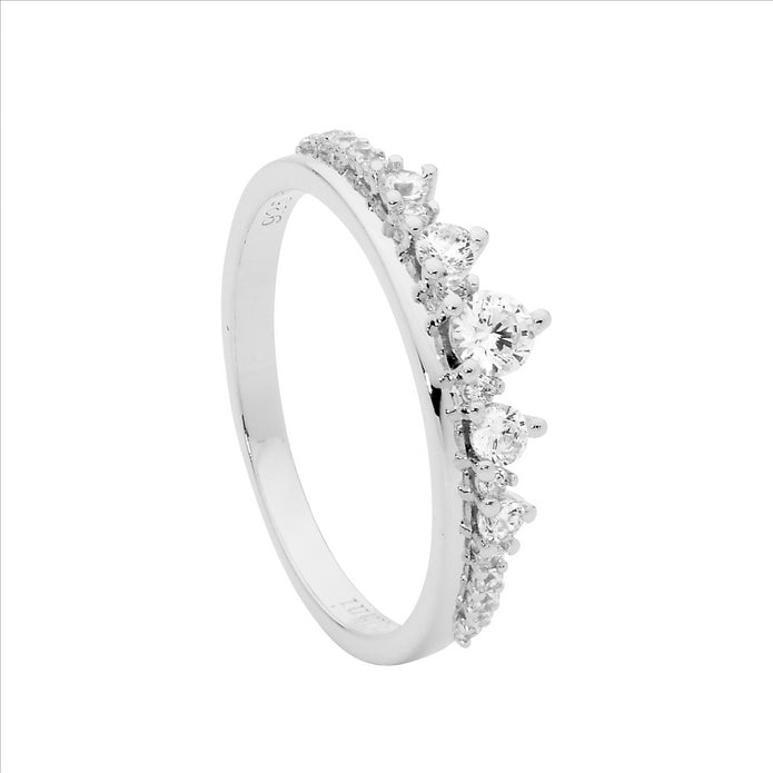 Sterling Silver White CZ Ring