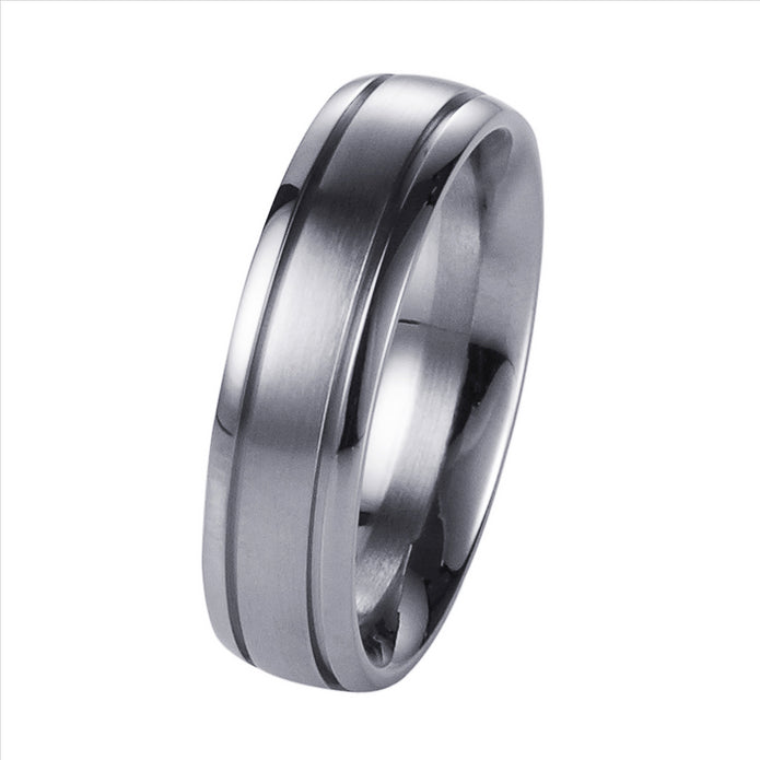 Stainless Steel Brushed Ring