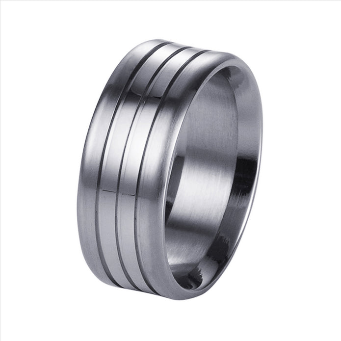 Stainless Steel Brushed Ring