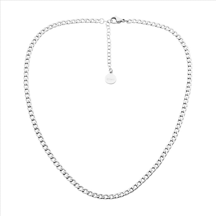 Stainless Steel Curb Chain Necklace