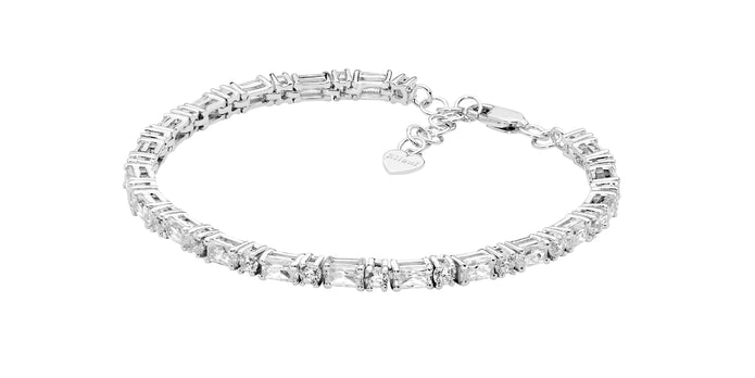 Sterling Silver CZ Tennis Bracelet