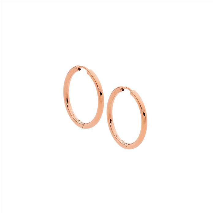 Stainless Steel RGP 20mm Hoop Earrings