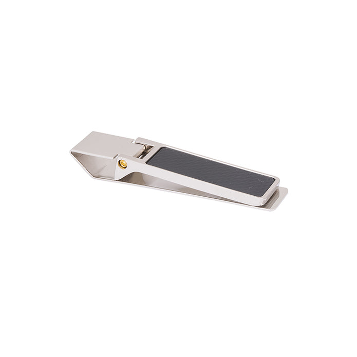 Stainless Steel Black Money Clip