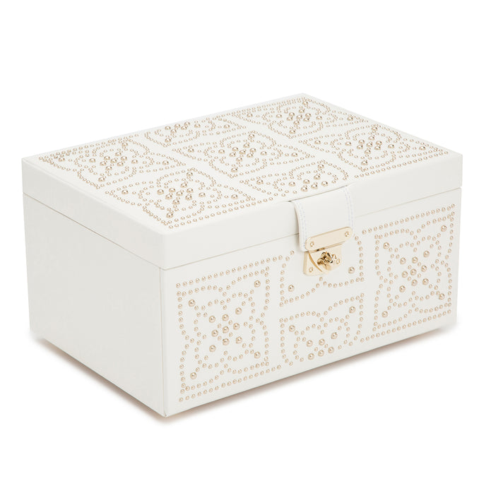 WOLF Marrakesh Medium Jewellery Box Cream