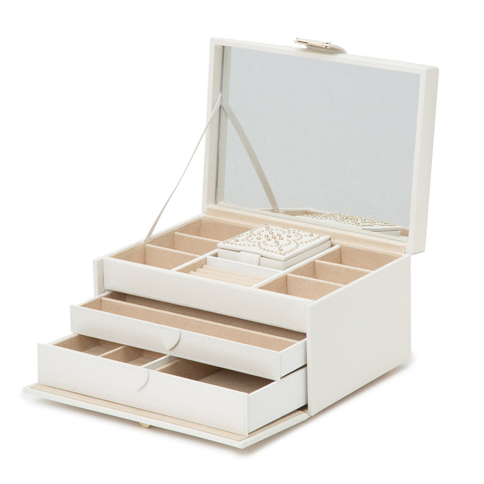 WOLF Marrakesh Medium Jewellery Box Cream